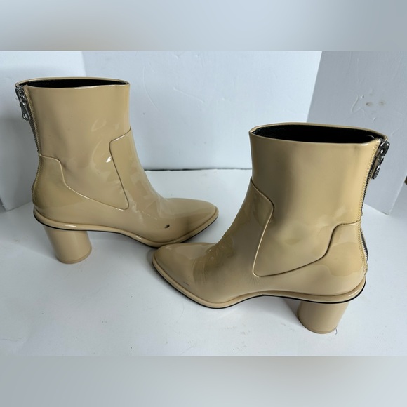 rag & bone Wiley High Booties Size 7 Stones Beige $475. Zip Back Ankle Boot PICS - Picture 12 of 13